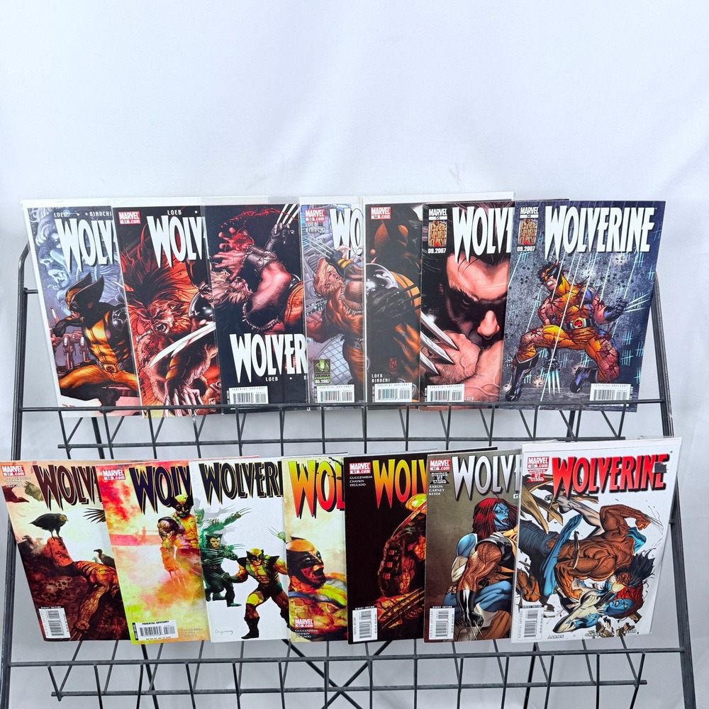 Marvel Wolverine Comic Lot Issues 50-62 65 lot Loeb Bianchi X-Men